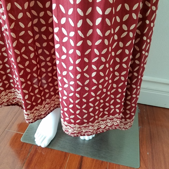 Natalie Martin Collection Silk Laurie Dress in Sand Dollar Rust Size Large - Picture 9 of 16